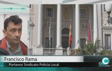 El portavoz del sindicato de la Policía Local, Francisco Rama 