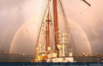 El buque Juan Sebastián de Elcano 