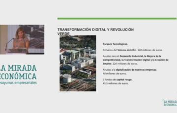 La Consejera de Empleo en el ciclo "La Mirada económica"