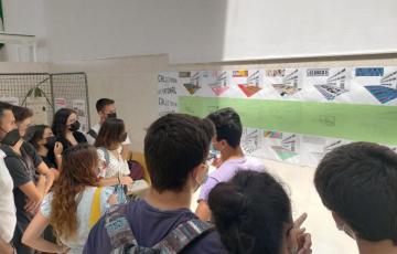 El Ayuntamiento estudia las propuestas del alumnado del IES Drago para el tramo peatonalizado de Marianista Cubillo.