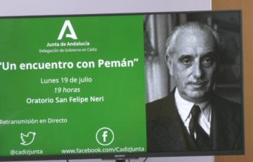 El Oratorio de San Felipe acogerá el lunes la jornada “Encuentro con Pemán” 