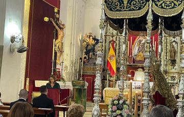 Mónica Montero ha sido la encargada de realizar la exaltación