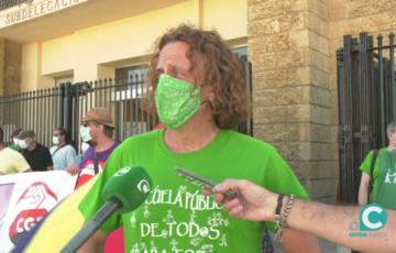 Miguel García, portavoz de Marea Verde Cádiz 