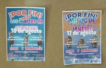 Carteles del Martes de Carnaval y Me río de Janeiro
