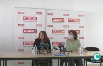  Inmaculada Nieto y Nuria López, secretaria provincial y secretaria andaluza de CC.OO. 