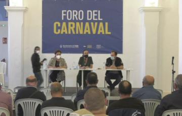 Foro del Carnaval donde se anunció el cambio de fechas