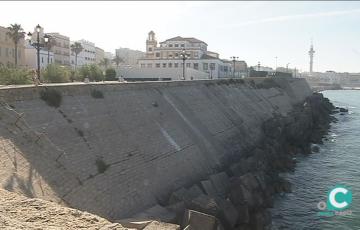 Imagen de las murallas de la zona  del Campo del Sur 