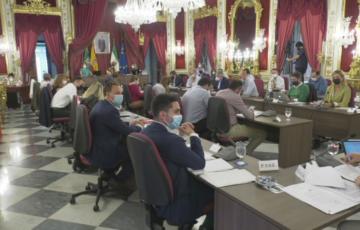 Una imagen del último pleno ordinario de la Diputación