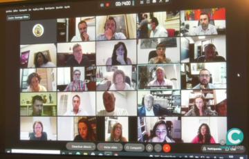 El pleno extraordinario se ha realizado telematicamente