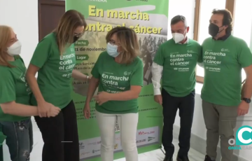 Durante la presentación de la carrera.