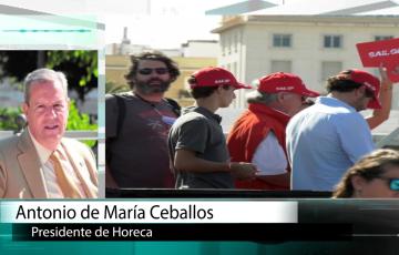 El presidente de Horeca, Antonio de María