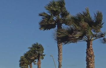 La Aemet activa aviso amarillo este domingo por fuertes vientos y fenómenos costeros en la costa gaditana.