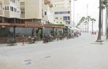 Hostelería en el paseo marítimo 