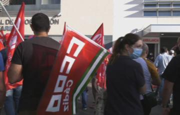 Concentración de trabajadores del metal