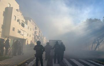 Intervención policial.