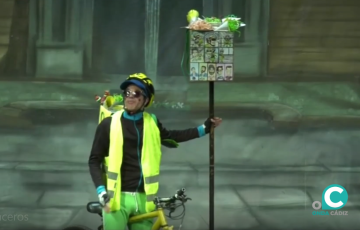 Un romancero durante el Concurso