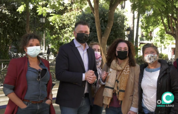 Delgado y Nieto en plaza Mina.