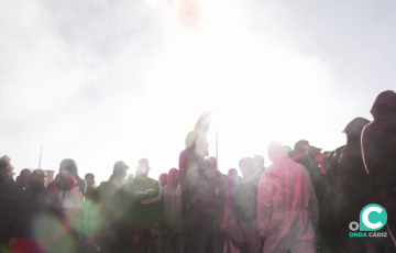 Fuego en la carretera de Astilleros