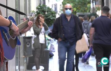 Céntrica calle de Cádiz 