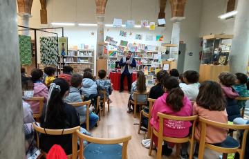El acto en la Biblioteca.
