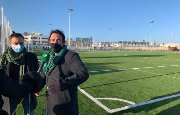 El alcalde de Cádiz, José María González, junto con el concejal de Deportes, José Ramón Páez