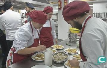 Imagen de archivo, alumnado Escuela de Hostelería 'Fernando Quiñones'