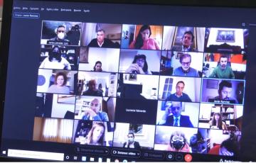 El pleno de diciembre se ha celebrado telemáticamente tras el positivo por covid del presidente del PP y el confinamiento de su grupo