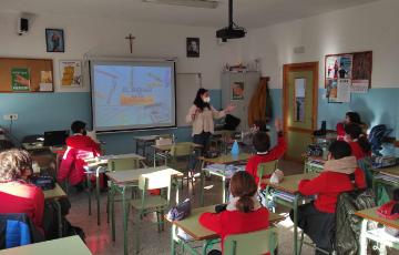 En la actividad participan todos los centros educativos de la ciudad