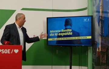 Juan Carlos Ruiz Boix durante la rueda de prensa.