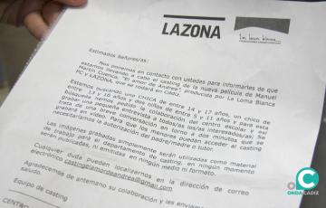 El centro "Arbolí" acogió este lunes uno de los casting presenciales para esta película
