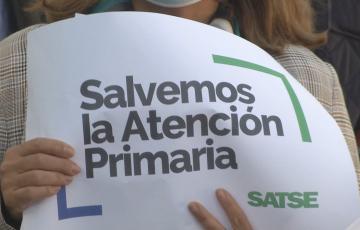 Protesta en los centros de salud contra la precariedad en la Atención Primaria