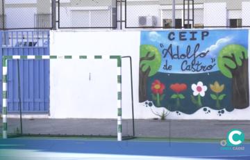 El patio del colegio público Adolfo de Castro 