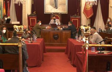 Sesión extraordinaria del pleno celebrada este lunes