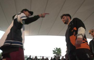 Las 'batallas de gallos' toman el parque Celestino Mutis a ritmo de rap.