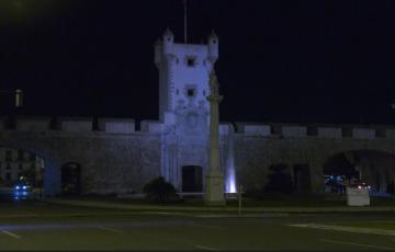 Las Puertas de Tierra se quedaron a oscuras en la noche del último sábado de marzo