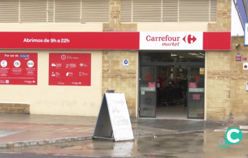 Un supermercado de la capital.