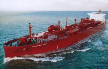 El gasero Clipper Sky fue intervenido hace unas semanas en la factoría de Navantia-Cádiz