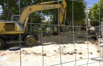 Las obras de plaza España al 30% de su ejecución