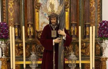 El Nazareno de la Obediencia protagoniza el Sábado de Pasión con su vía crucis desde la Merced.