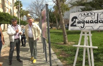 Visita a la exposición al aire libre de Segunda Aguada 