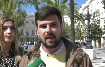 Fran Moreno, presidente de NNGG Cádiz 