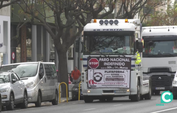 Protestas de los transportistas.
