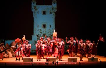 La chirigota Las Lola Lolitas