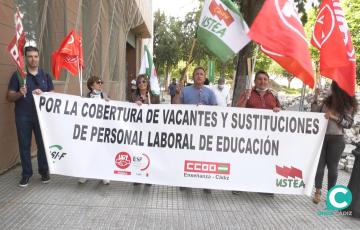 Representación de UGT, CCOO, USTEA y CSIF