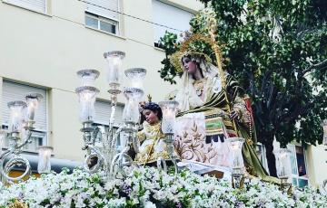 La imagen llegó hasta la residencia de mayores Micaela Aramburu