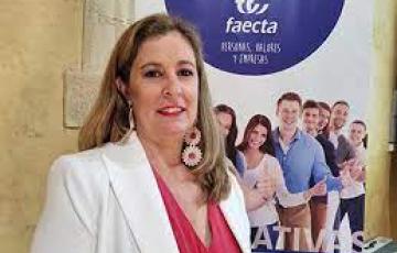 Carolina Casanovas, presidenta de Faecta en Cádiz