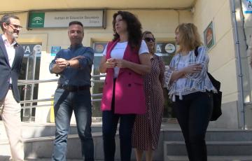 La candidata de Ciudadanos Rocío Ruiz explica sus propuestas de educación 