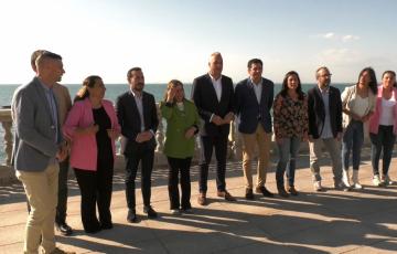 Imagen de la candidatura del PSOE Cádiz el día de su presentación 