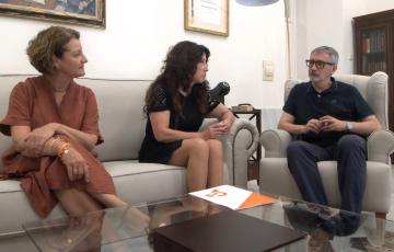 Rocío Ruiz se compromete a la rehabilitación de Valcárcel como centro de innovación tecnológica educativa