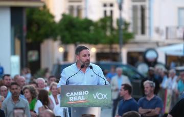 Santiago Abascal se ha sumado este fin de semana a la campaña de VOX desde Jerez